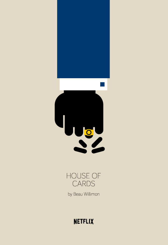 Poster minimalista House of Cards